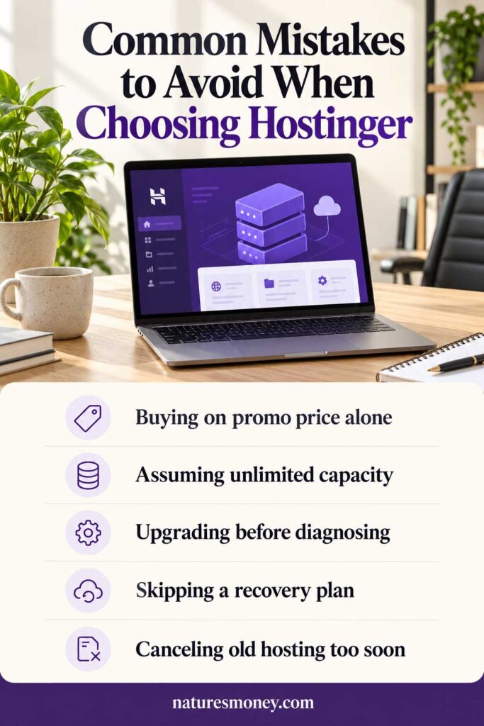 Common Mistakes to Avoid When Choosing Hostinger