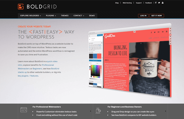 boldgrid website builder