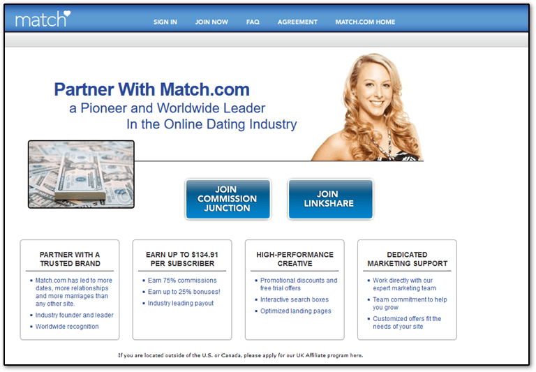 online dating site affiliate program