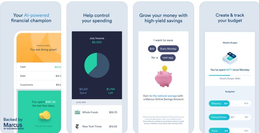 Clarity Money Budget Planner